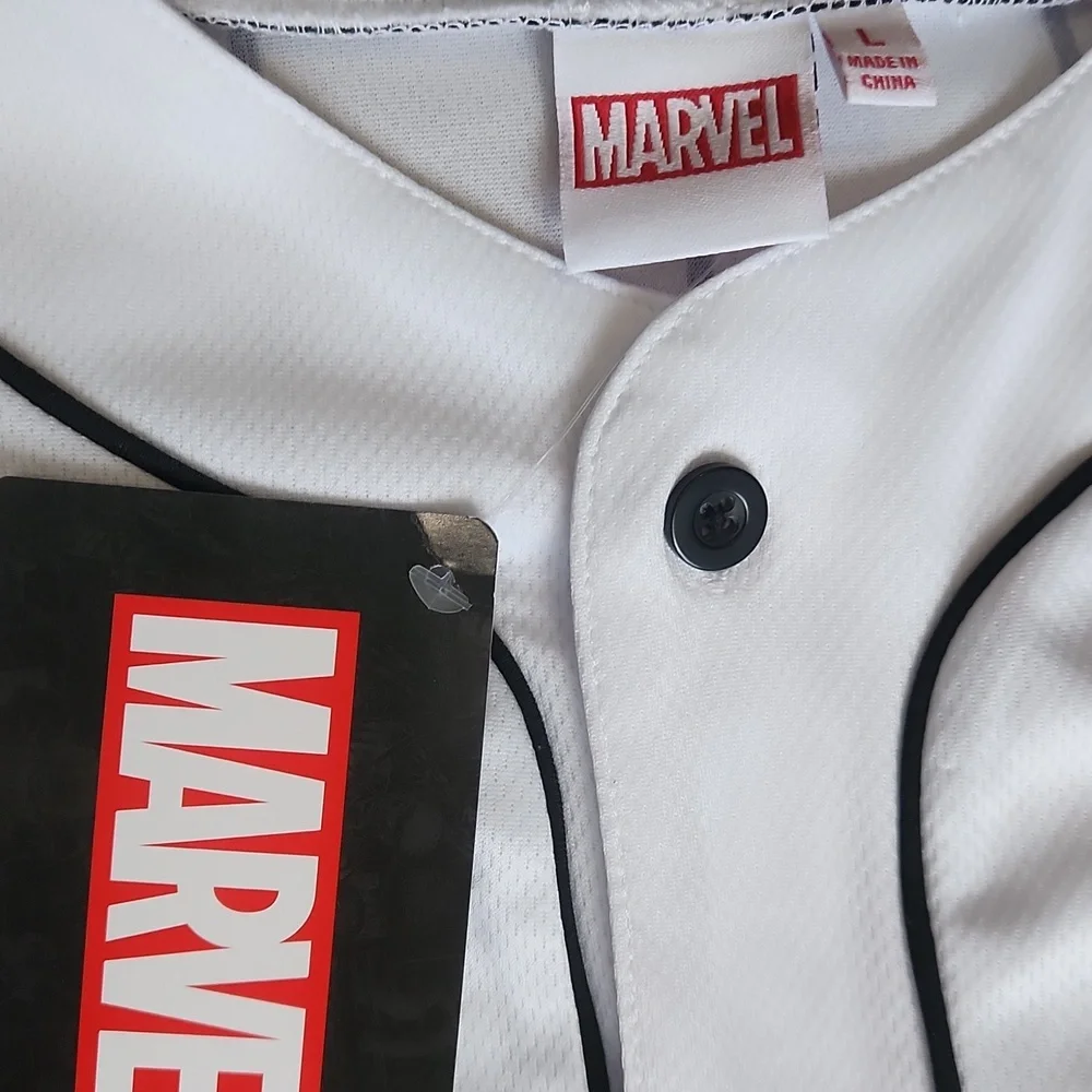 Marvel Spider-Man Striped Baseball Jersey - Picture 4 of 5